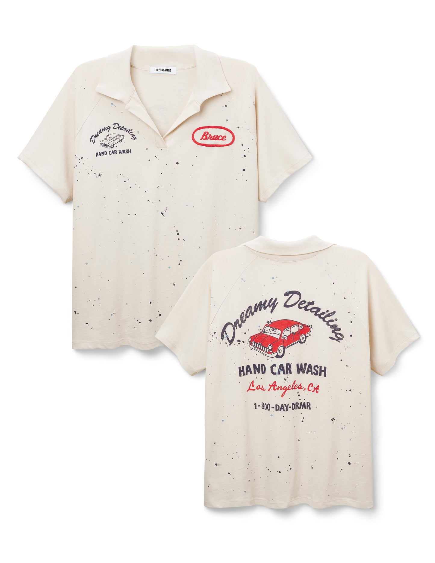 Daydreamer Raglan Polo in Dreamy Detailing
