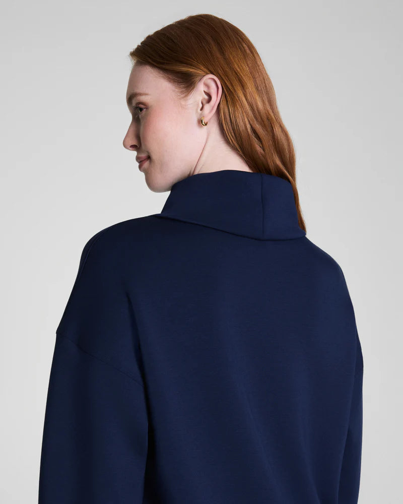 Spanx Air Essentials Turtleneck Tunic in Timeless Navy