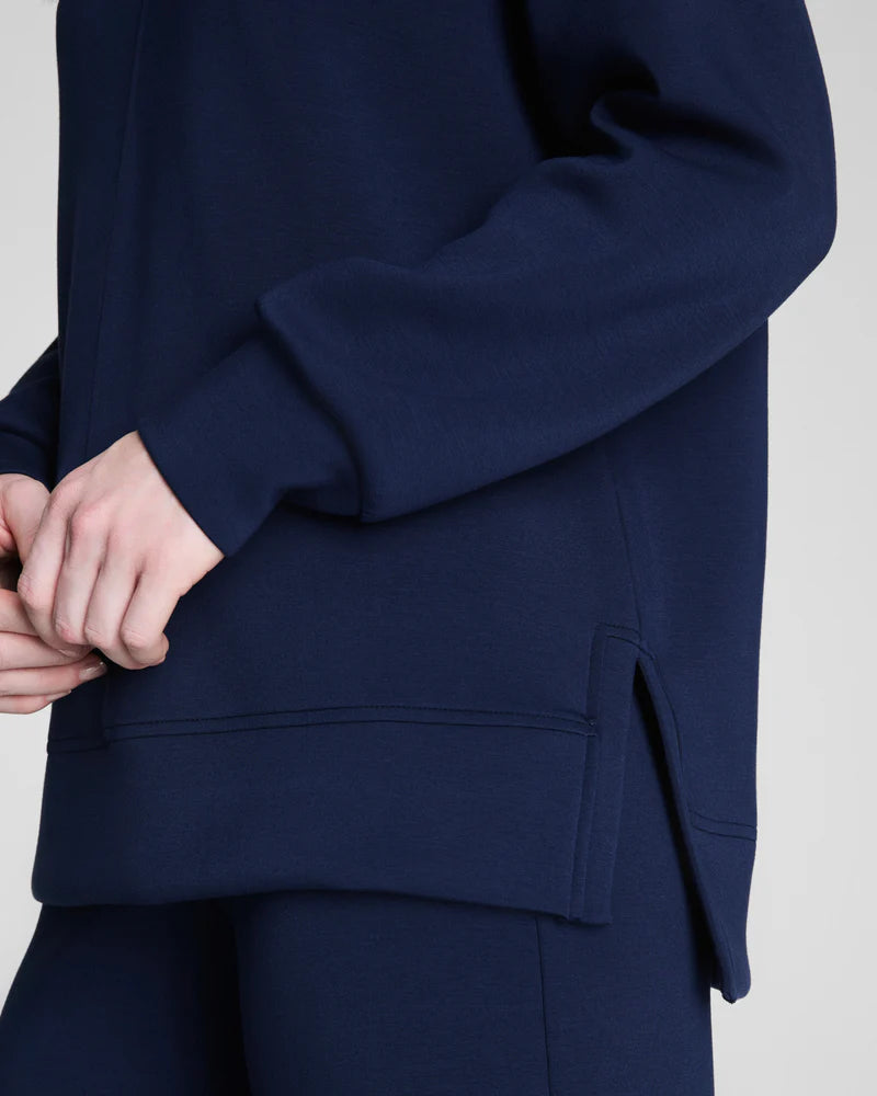 Spanx Air Essentials Turtleneck Tunic in Timeless Navy