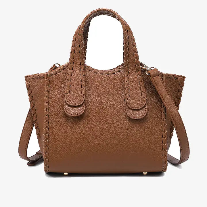 Whipstitch Detailed Handbag