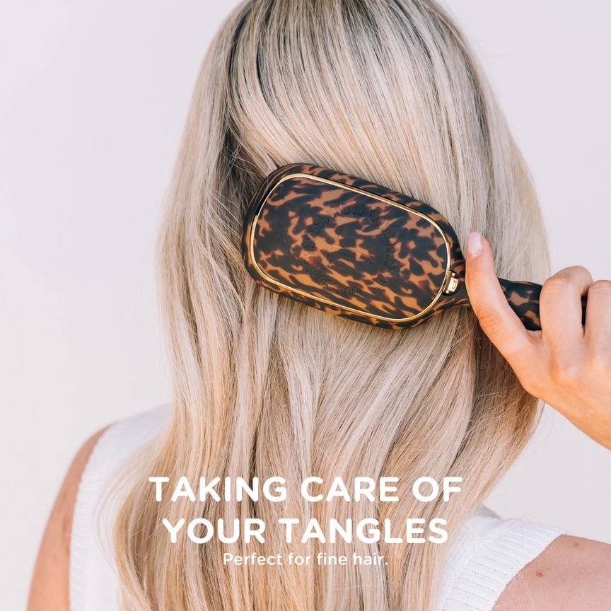 Teleties Detangler Hair Brush in Tortoise