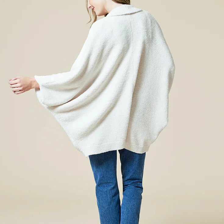 Softies Solid Marshmellow Shrug in Almond