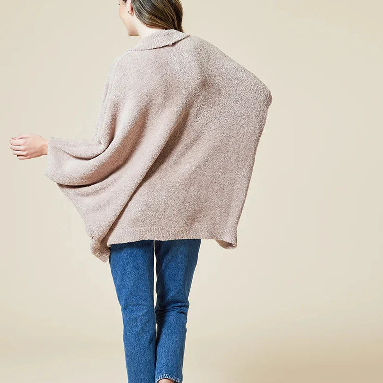 Softies Solid Marshmellow Shrug in Coco