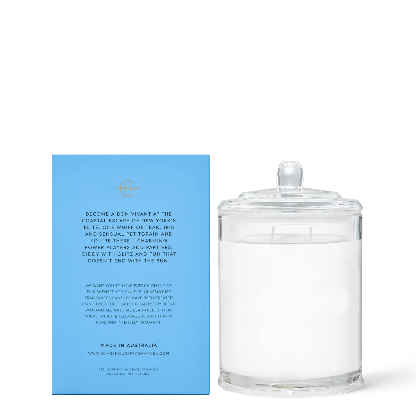Glasshouse Fragrances Classic Candle in The Hamptons