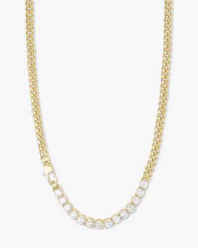 Melinda Maria Baby Julian REALLY Loves Diamonds Necklace in Gold