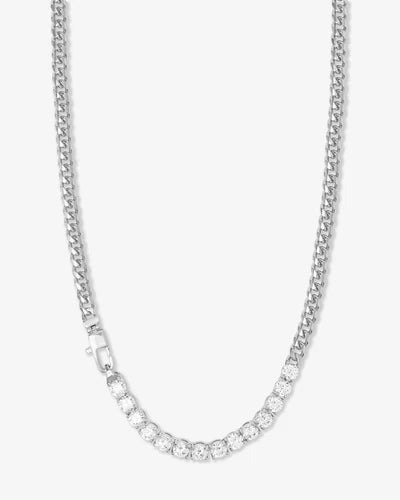 Melinda Maria Baby Julian REALLY Loves Diamonds Necklace in Silver