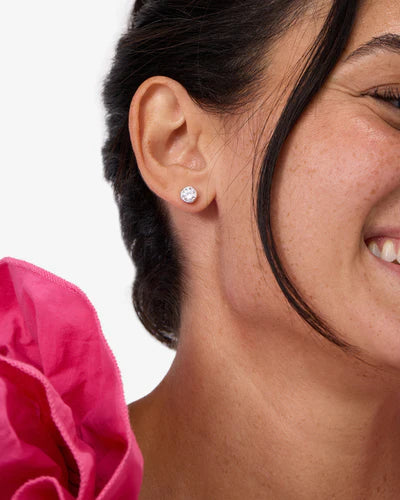 Melinda Maria Baroness 6mm Studs in Silver