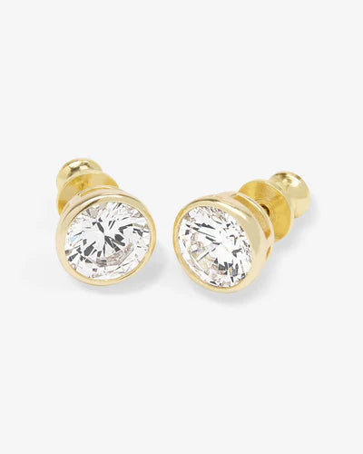 Melinda Maria Baroness 8mm Studs in Gold