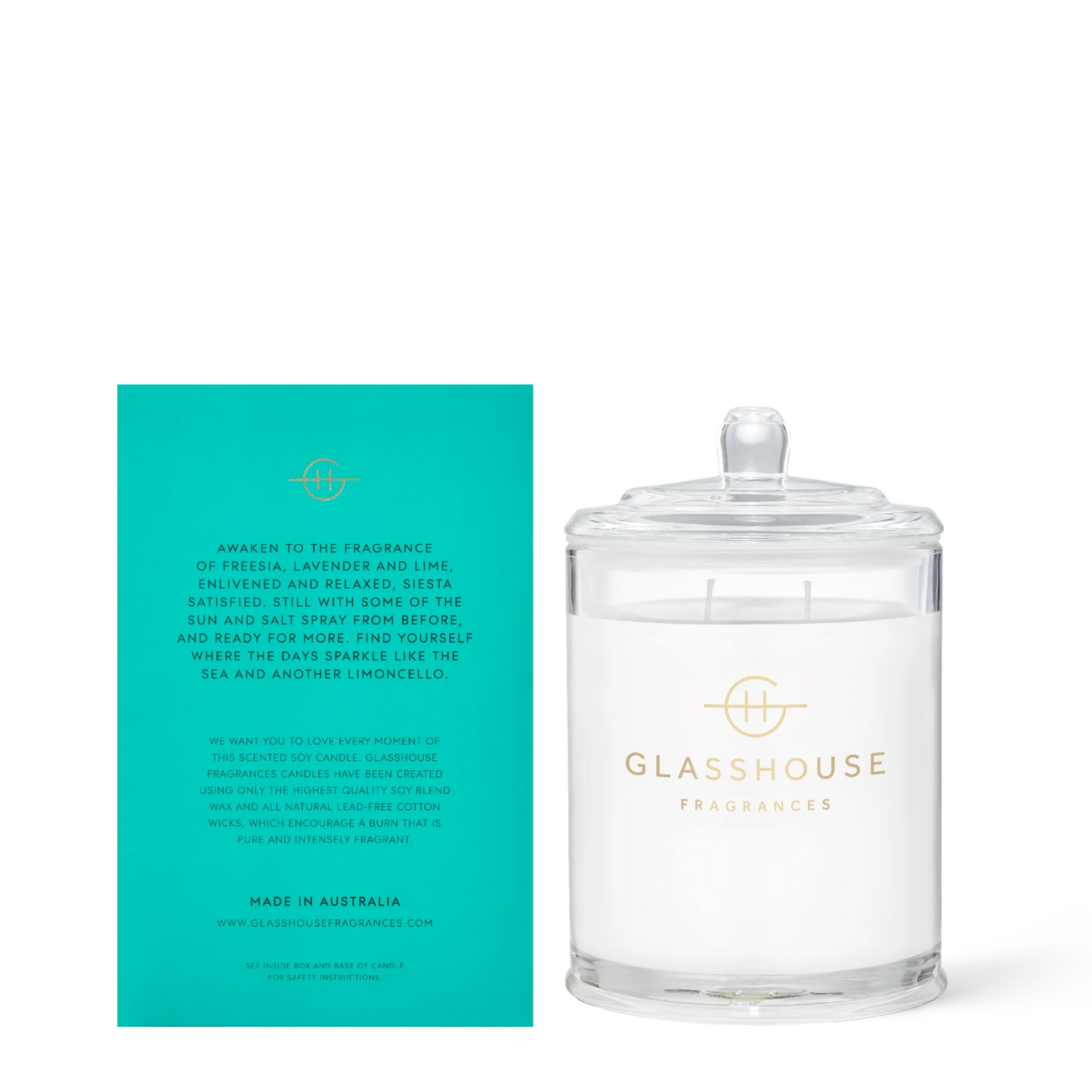 Glasshouse Fragrances Classic Candle in Lost in Amalfi