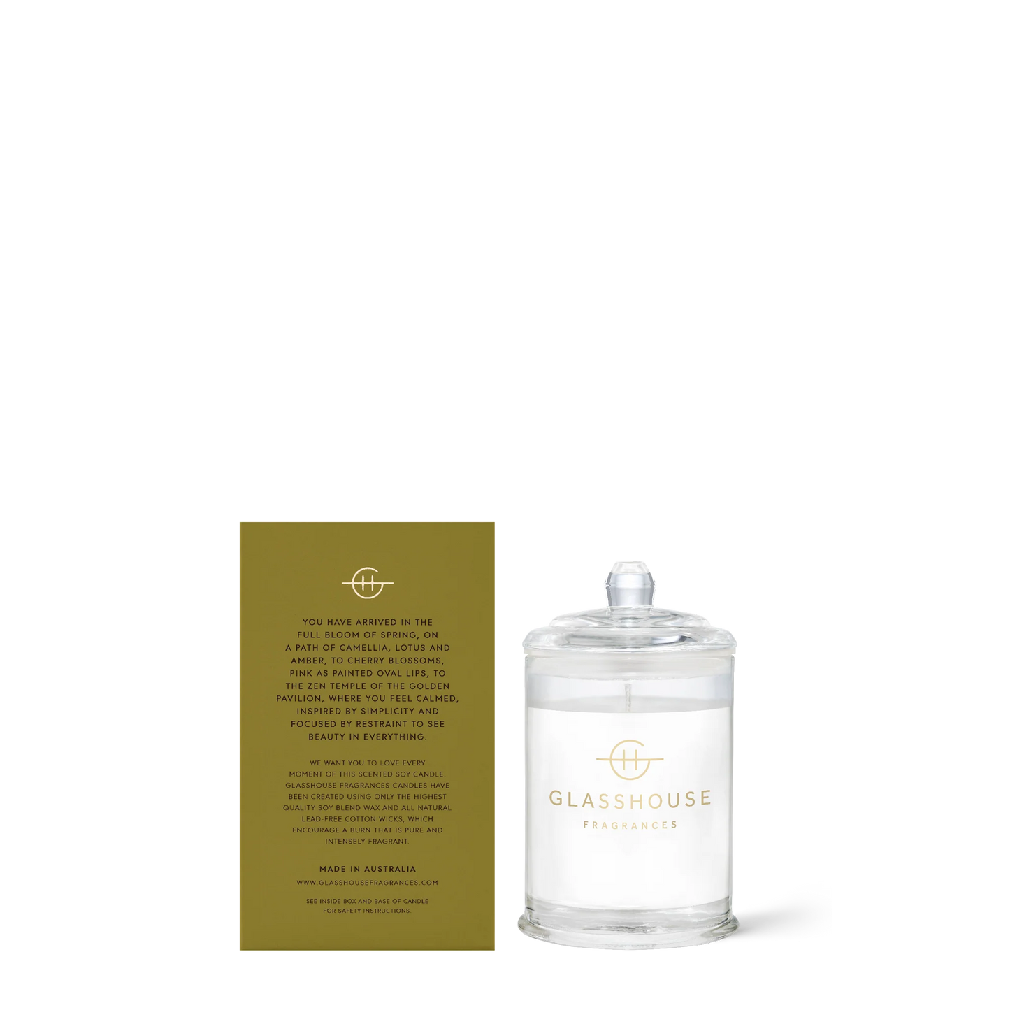 Glasshouse Fragrances Votive Candle in Kyoto in Bloom