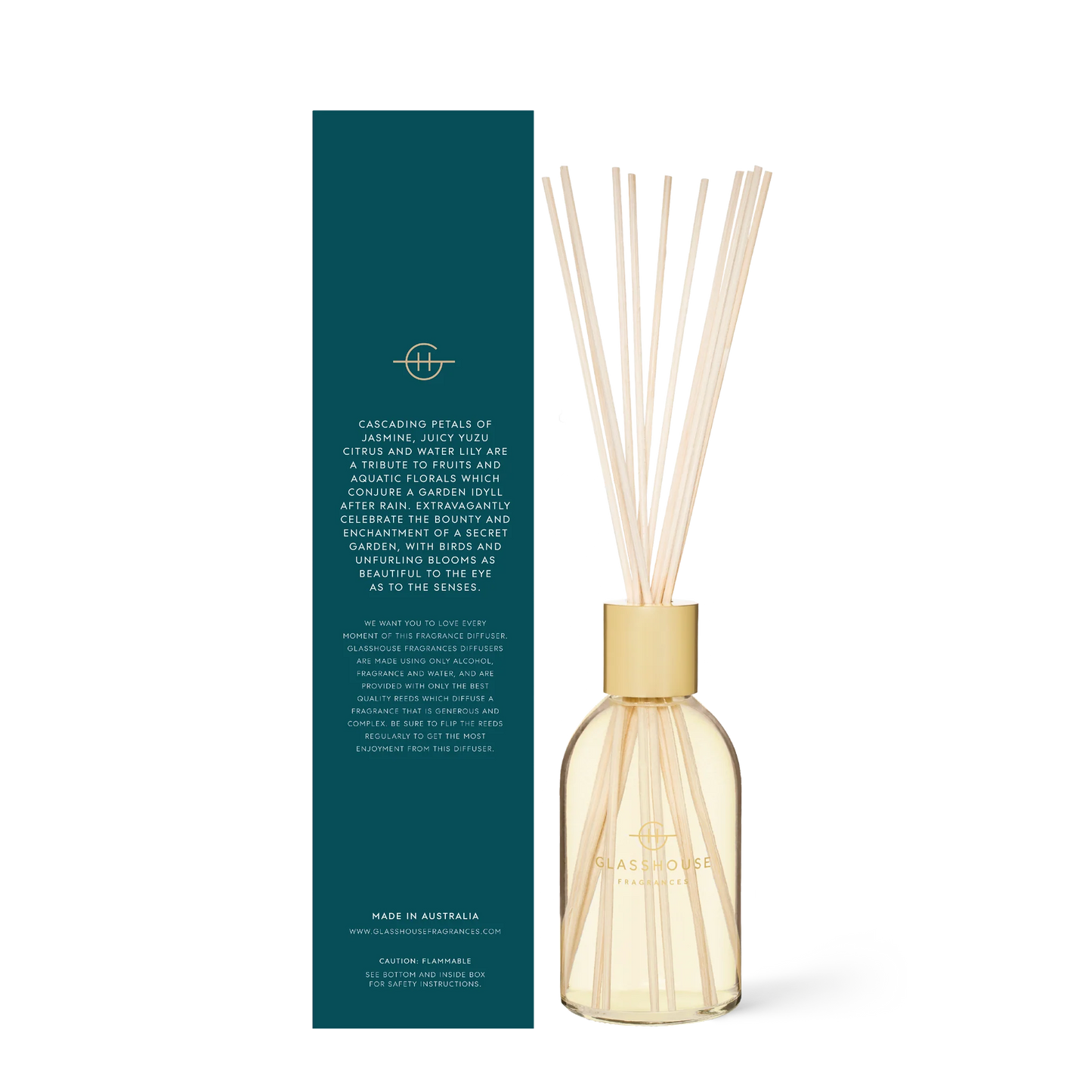 Glasshouse Fragrances Reed Diffuser in Velvet Rhapsody