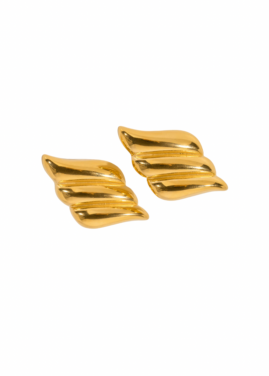 Wren Studs in Gold
