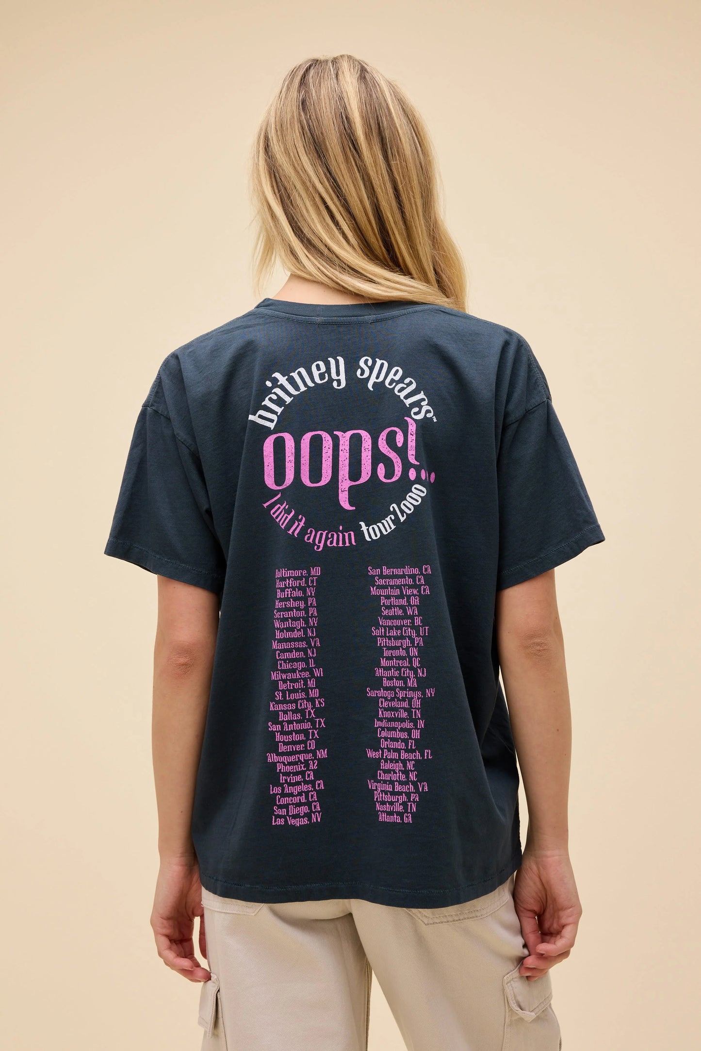 Daydreamer LA Merch Tee in Britney Spears Oops I Did It Again