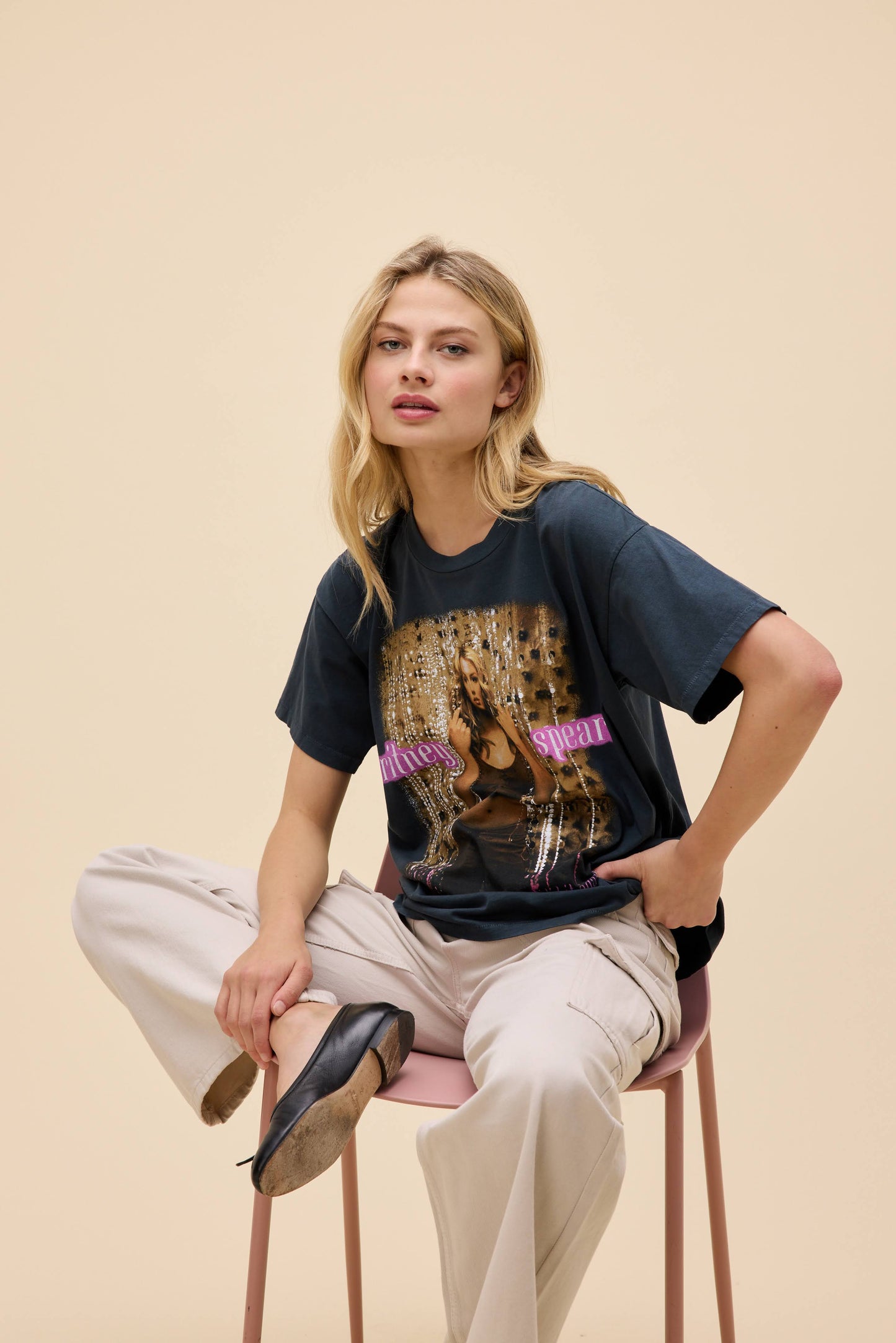 Daydreamer LA Merch Tee in Britney Spears Oops I Did It Again