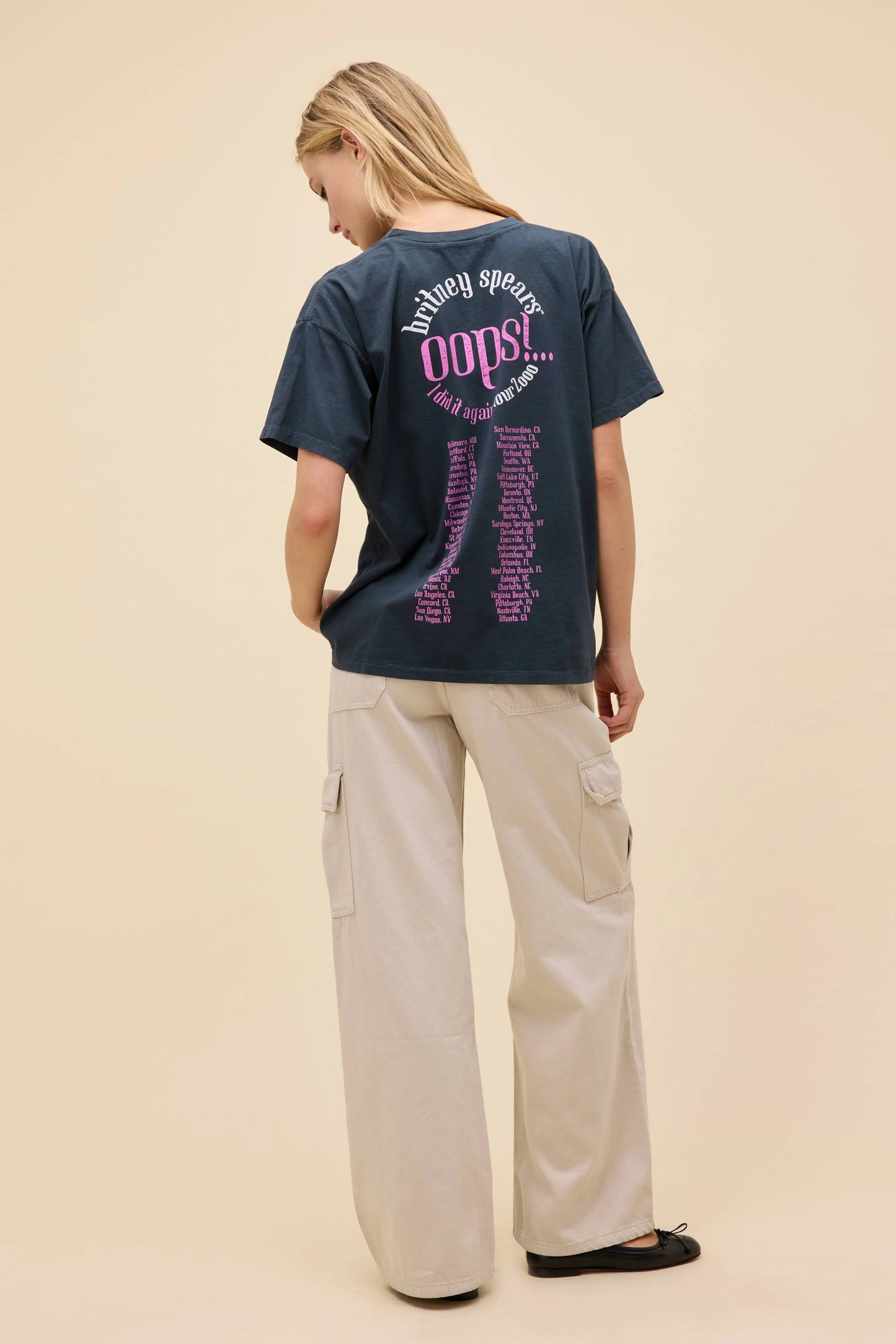 Daydreamer LA Merch Tee in Britney Spears Oops I Did It Again