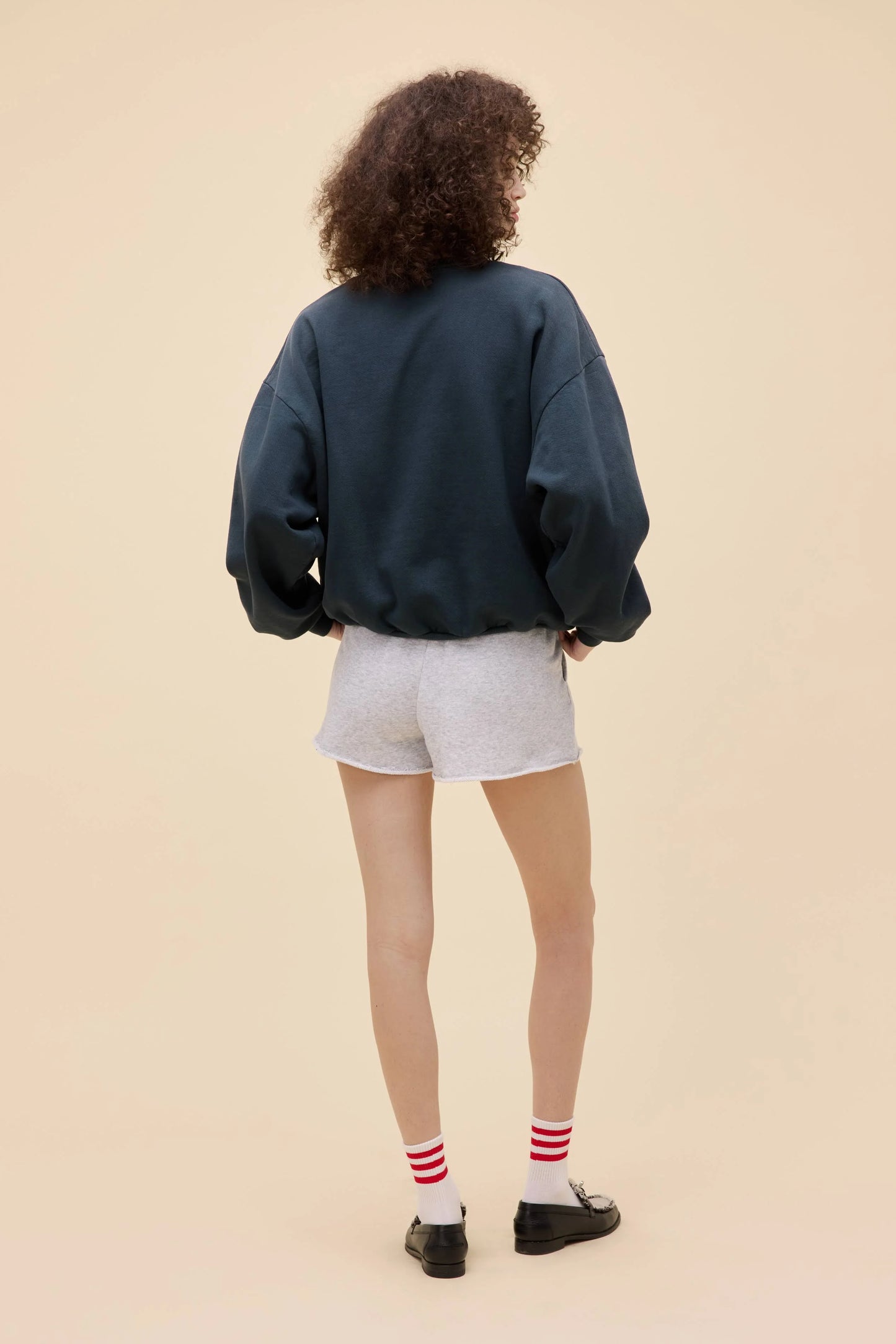 Daydreamer LA Gameday Crew Sweatshirt in Vintage Black
