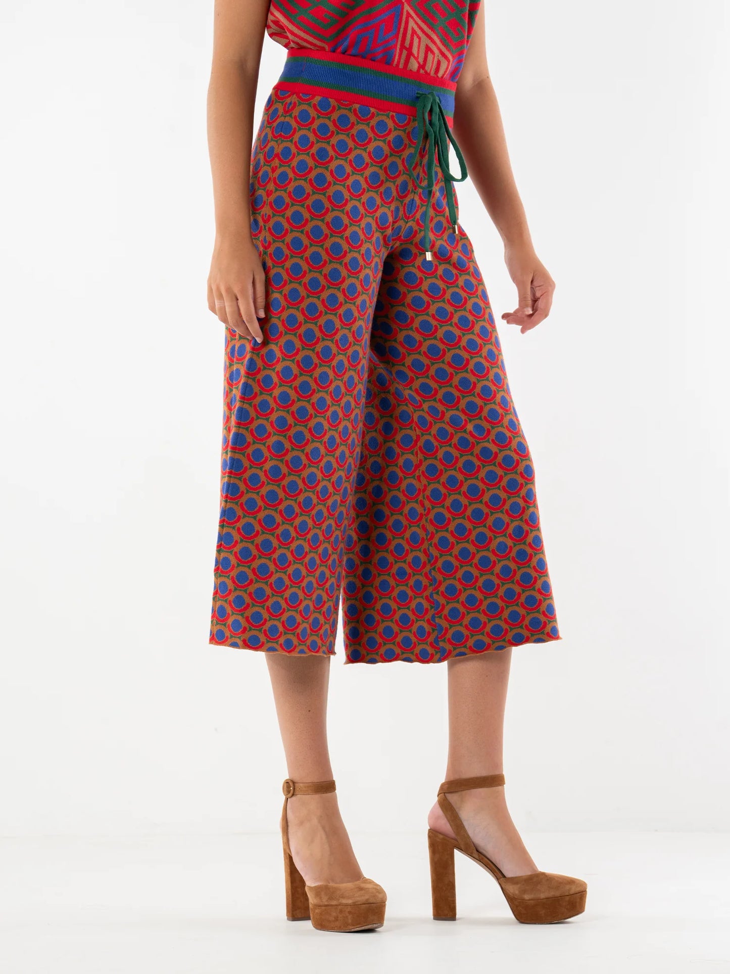 Emily McCarthy Teddy Crop Trouser in Mod