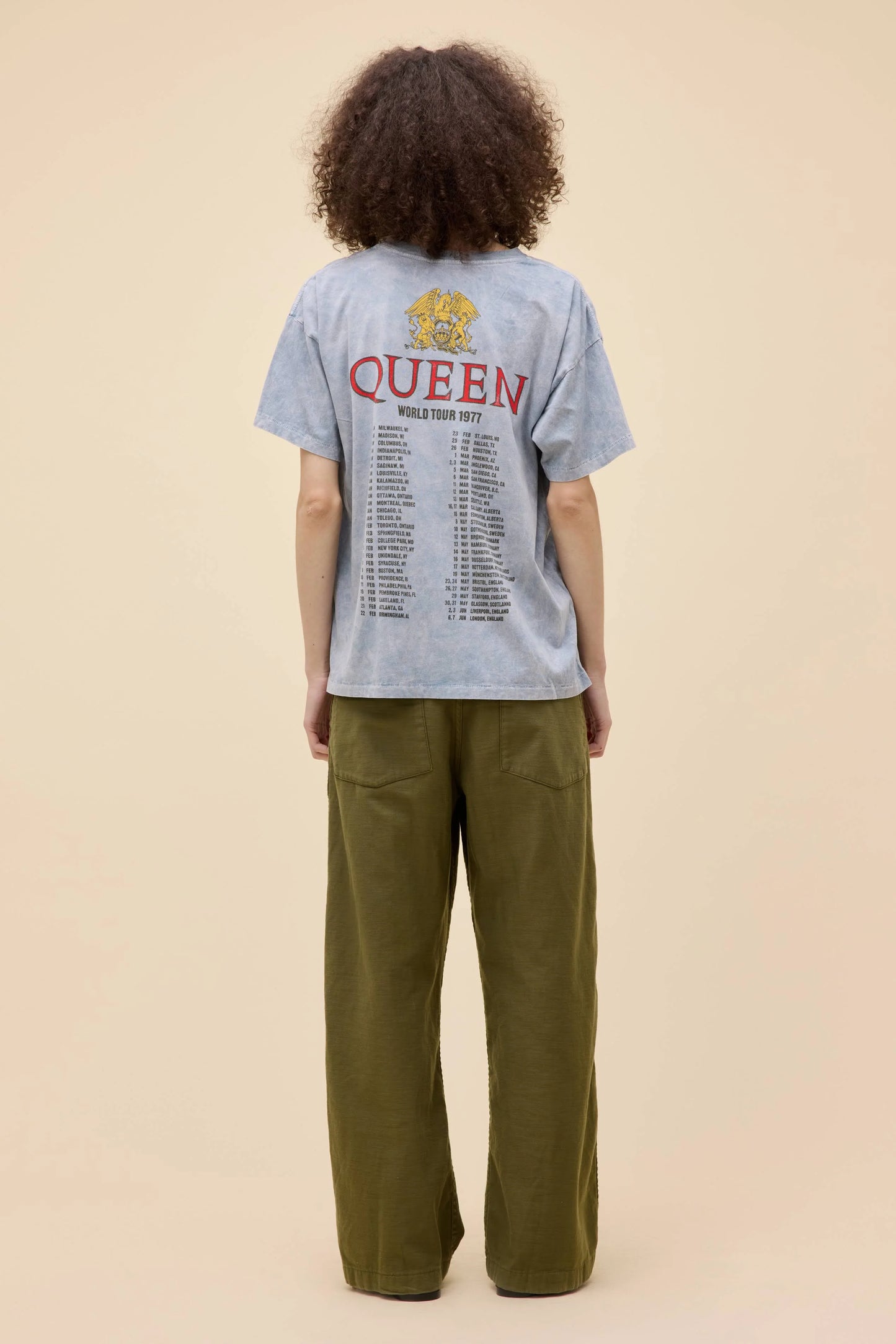 Daydreamer Merch Tee in Queen World Tour 1977