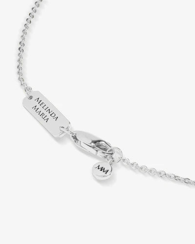 Melinda Maria Oh She Fancy Cross Pendant Necklace in Silver