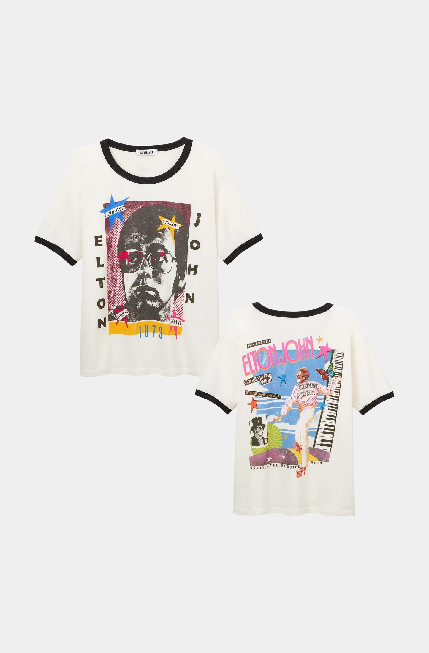 Daydreamer Oversized Ringer Tee in Elton John