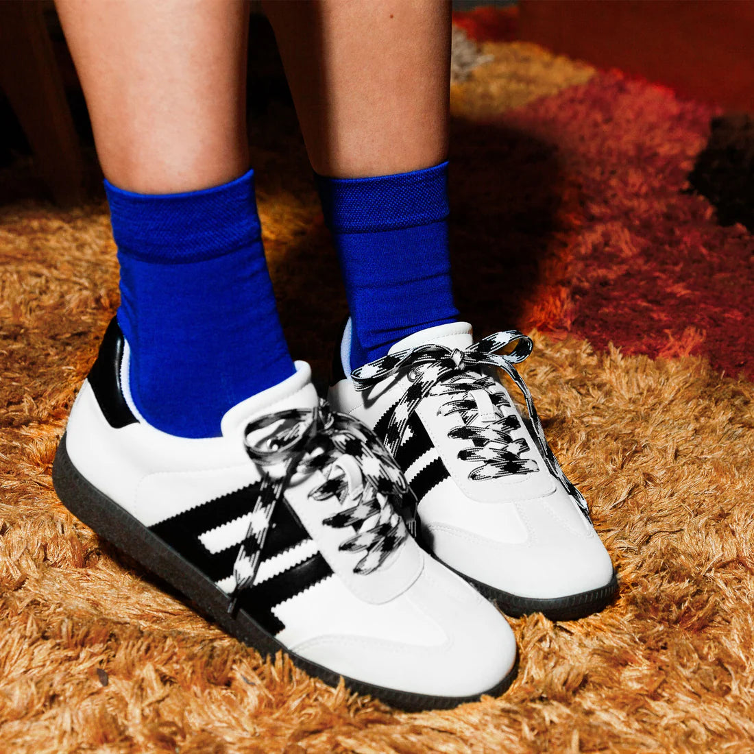 Dirty Laundry Trackstar Sneakers in Black/White