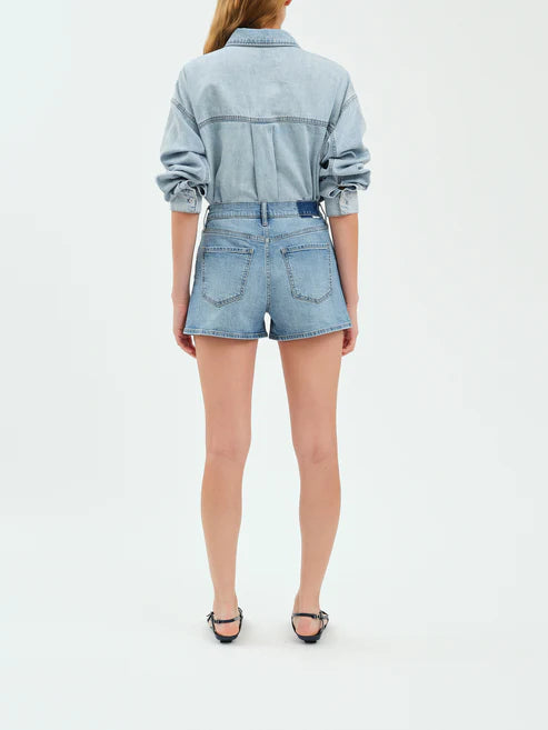 Daze Denim Troublemaker Shorts in Marine Vintage