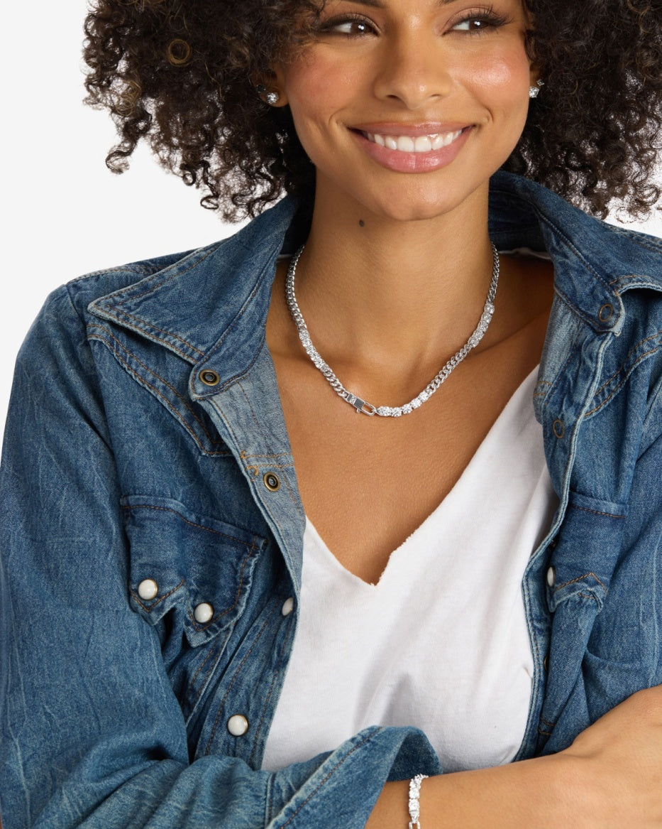 Melinda Maria Baby Julian's Obsessed with Diamonds in Silver