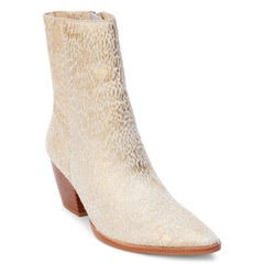 Matisse Footwear Caty Booties in Gold Splatter