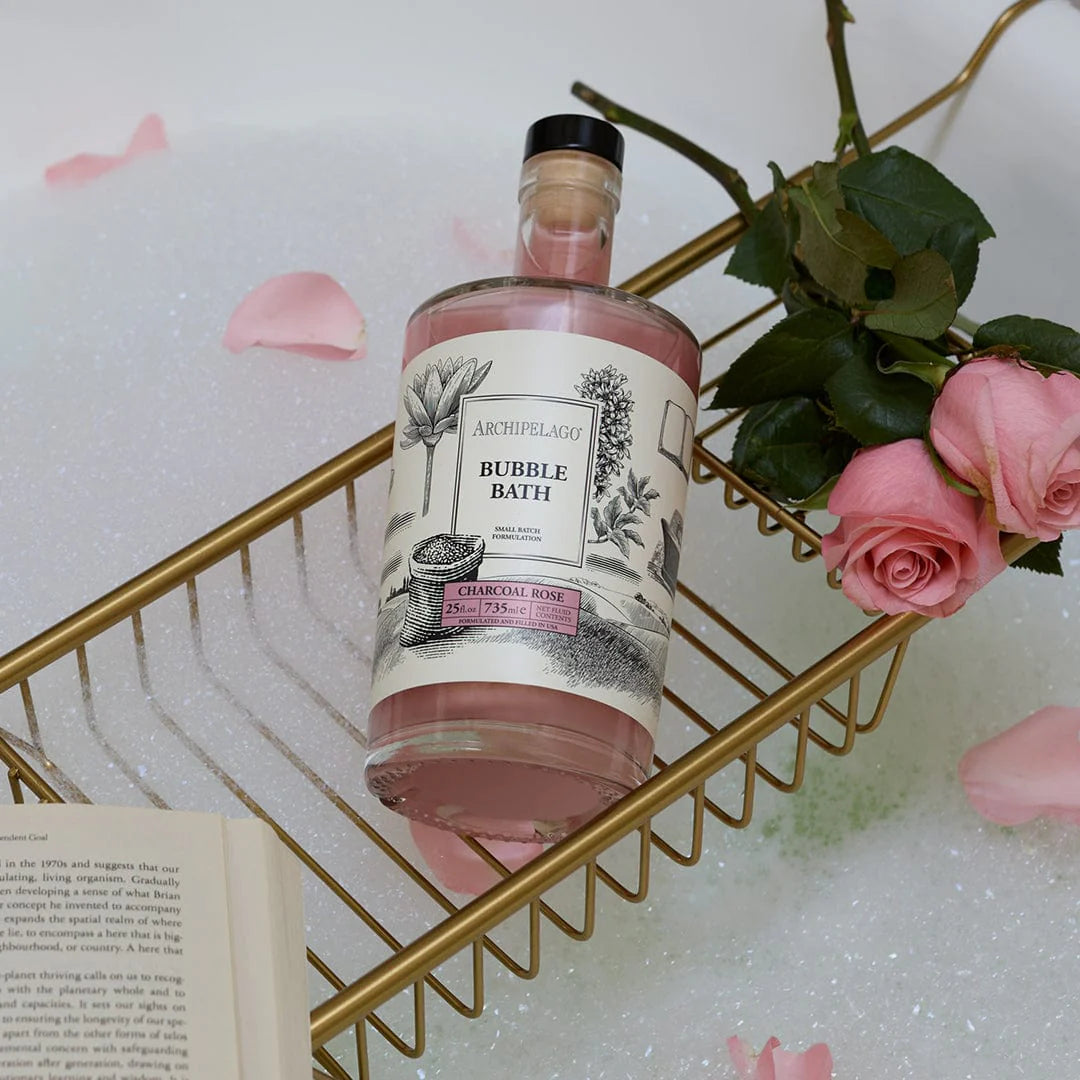 Archipelago 25oz Luxury Bubble Bath in Charcoal Rose