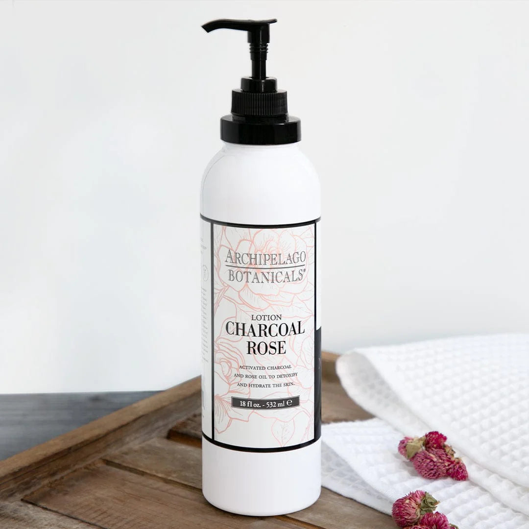 Archipelago 18oz Body Lotion in Charcoal Rose