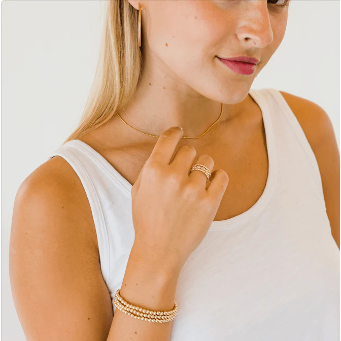 Erin Gray 4mm Karma Bracelet