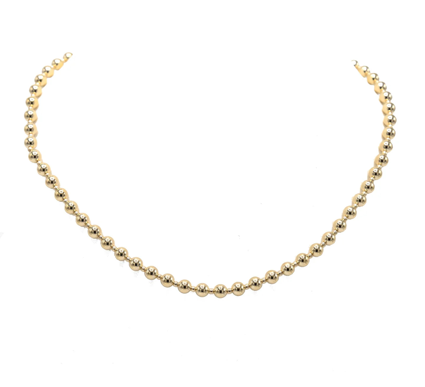 Erin Gray 5mm+2mm+5mm Gold Filled Waterproof Dimension Necklace 16