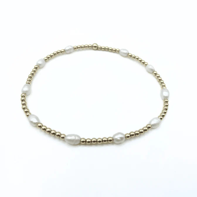 Erin Gray Petite Rice Pearl Bracelet