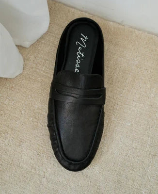 Matisse Footwear Porta Penny Loafers Mule in Black