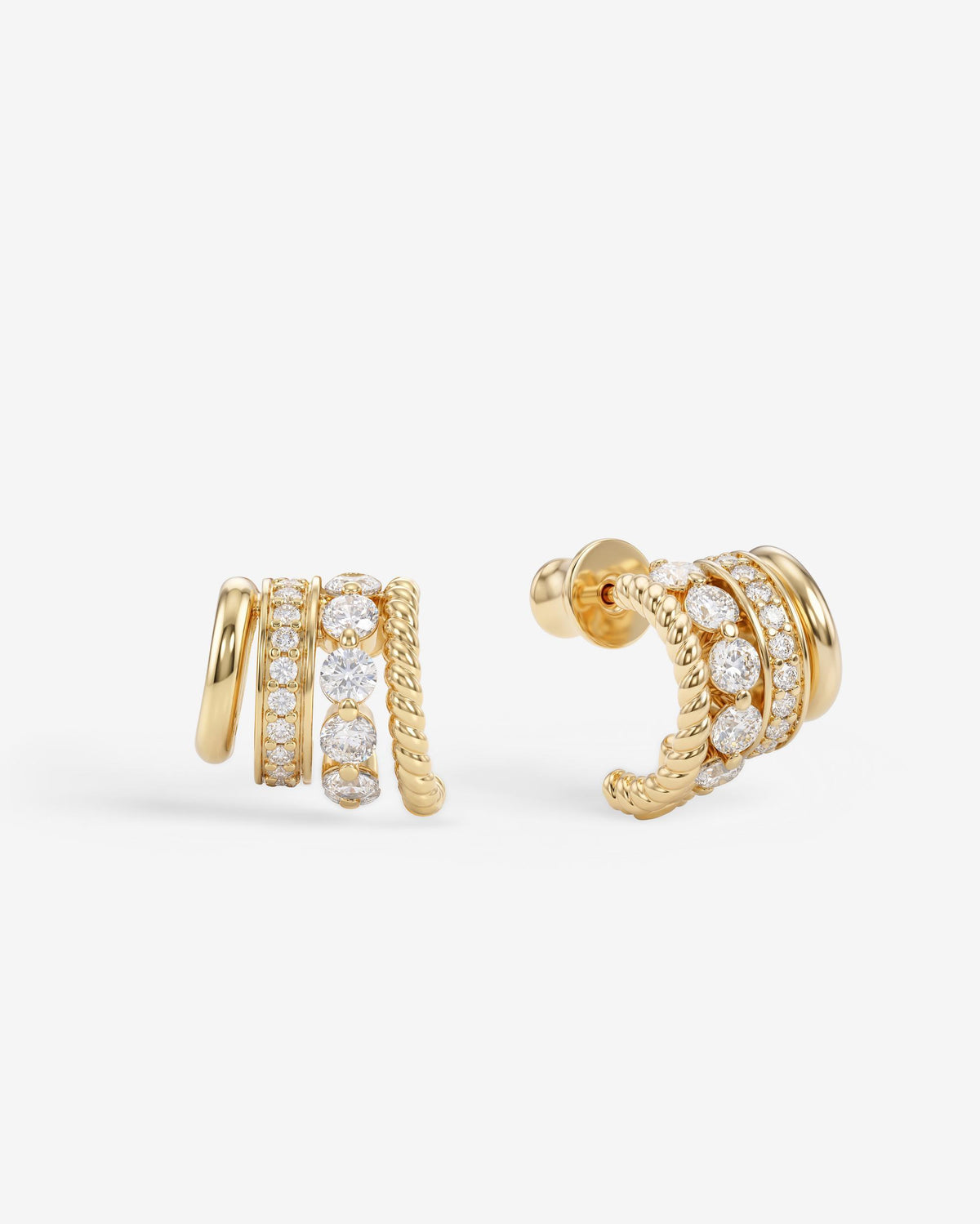 Melinda Maria Ashley Venice Earrings in Gold