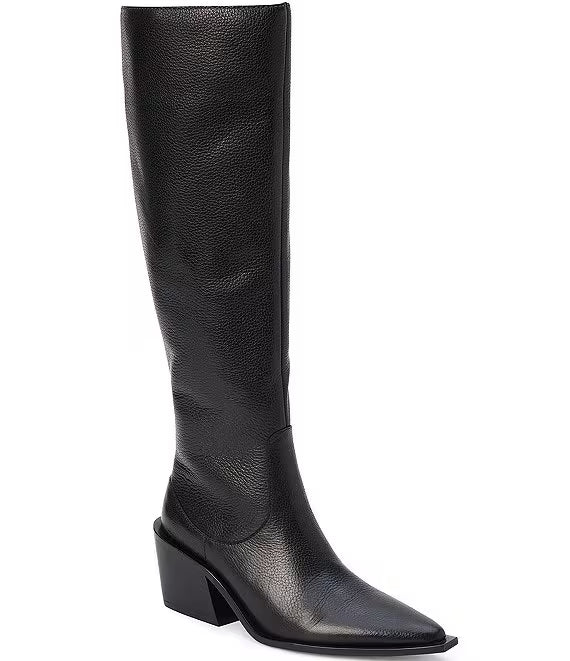 Matisse Footwear Antony Knee High Boots in Black Leather