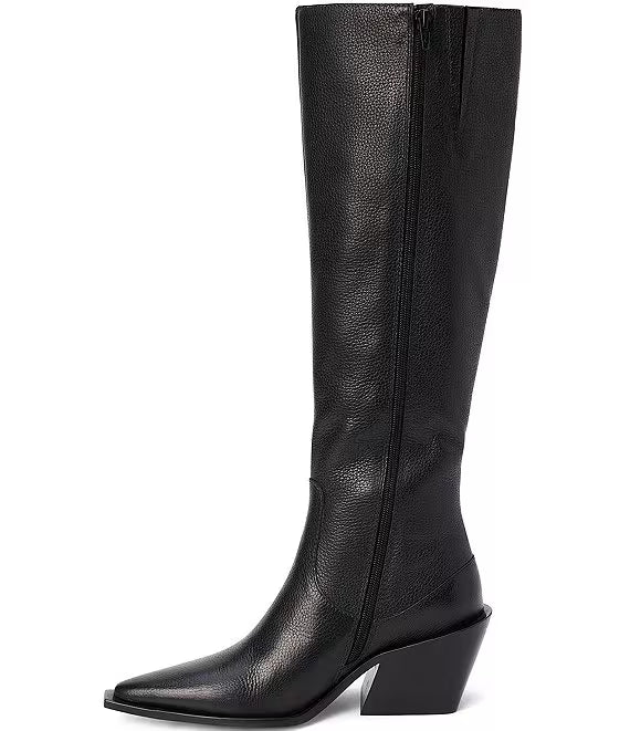 Matisse Footwear Antony Knee High Boots in Black Leather