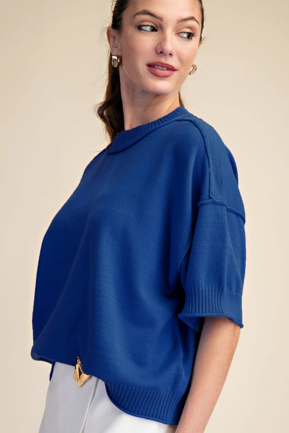 Everyday Sweater in Royal
