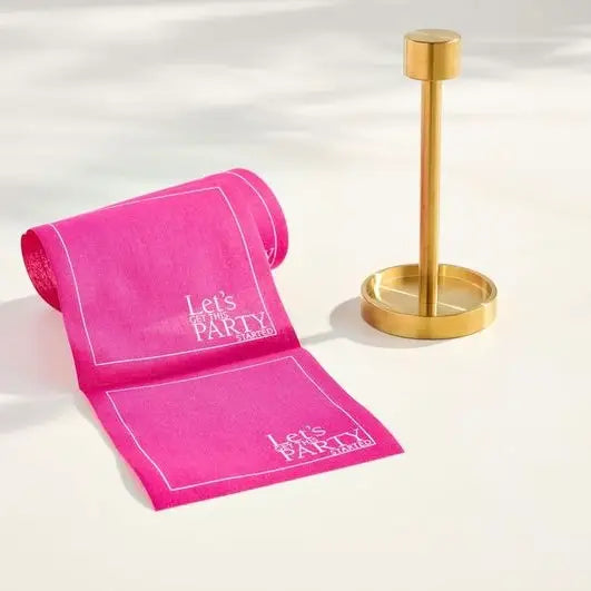 Gold Rolled Cocktail Napkin Stand