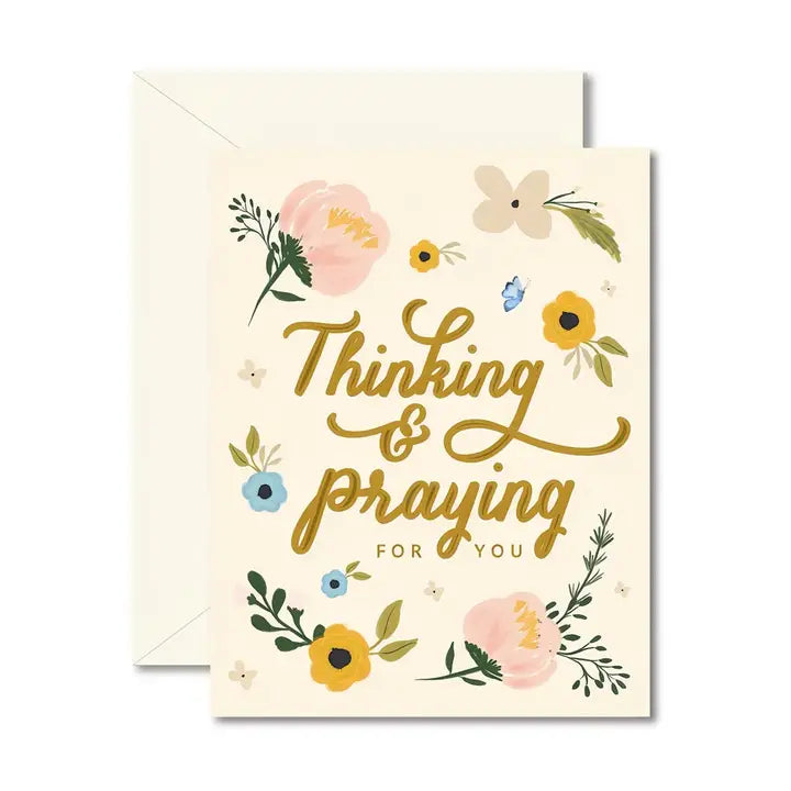 Card in Thinking + Praying