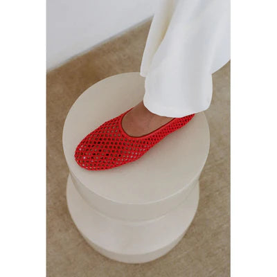 Matisse Marta Woven Flat in Red