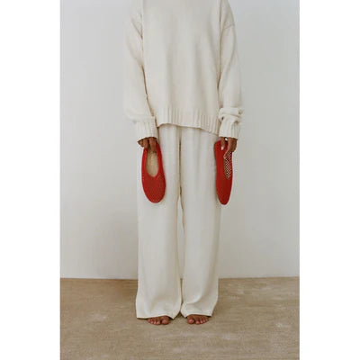 Matisse Marta Woven Flat in Red