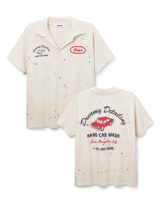 Daydreamer Raglan Polo in Dreamy Detailing