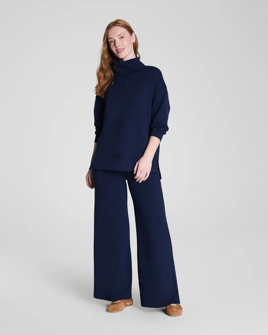 Spanx Air Essentials Turtleneck Tunic in Timeless Navy