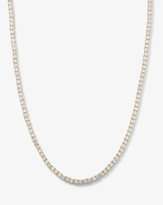 Melinda Maria Heiress Tennis Necklace in Gold
