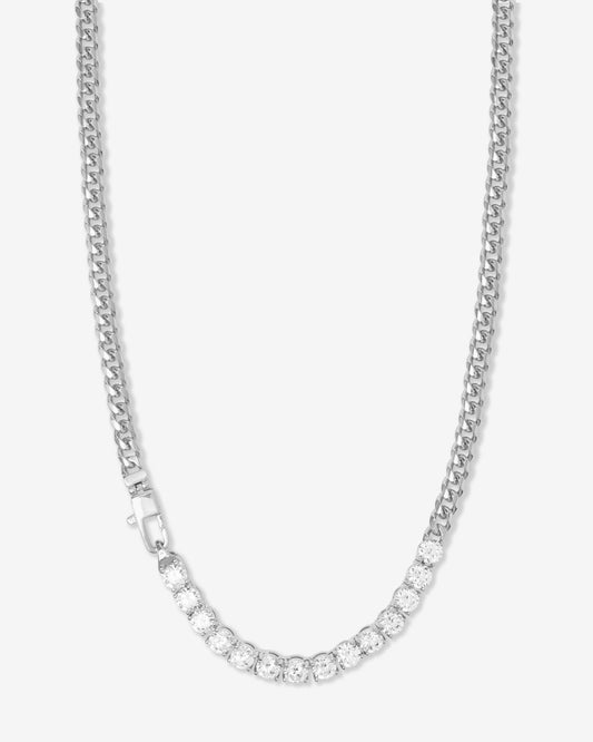Melinda Maria Baby Julian REALLY Diamonds Necklace in Silver