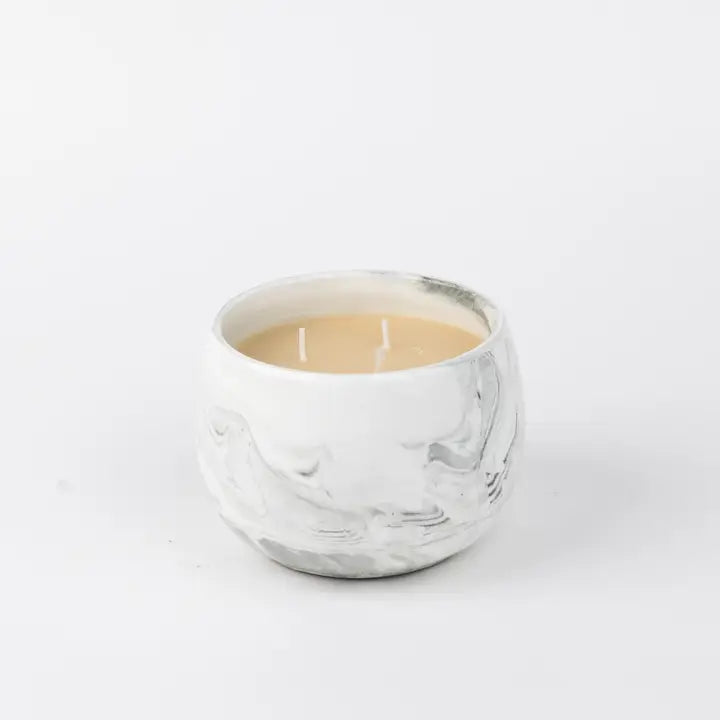 Marble 3 Wick Candle in Sweet Grace