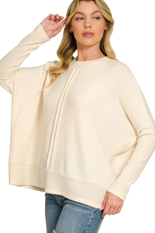Hacci Oversized Sweater in Beige