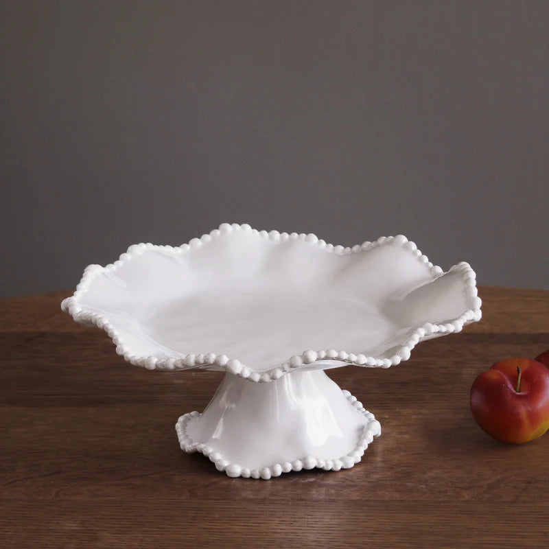 Beatriz Ball Vida Alegria Small Pedestal Cake Plate