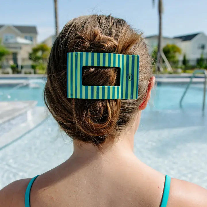 Teleties Flat Rectangle Hair Clip in Large